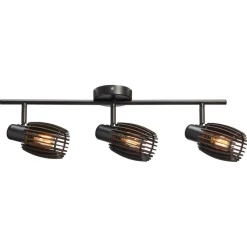 Spot Apulu Zwart 3-lichts