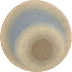 Vloerkleed Quinton Blauw - Ø150 Cm