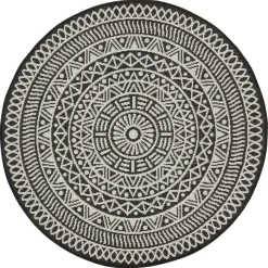 Vloerkleed Rino Zwart