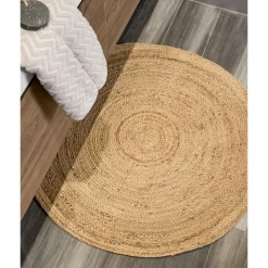 Vloerkleed Solis Naturel - Ø 100 Cm