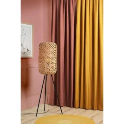 Vloerlamp Aphrodite Zwart Naturel