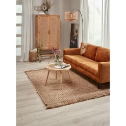 Vloerlamp Cilen Zwart Bruin