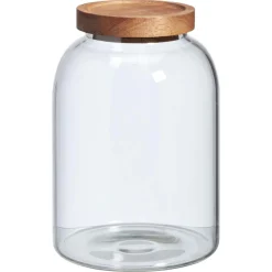Voorraadpot Acacia Transparant ø 13x19 Cm